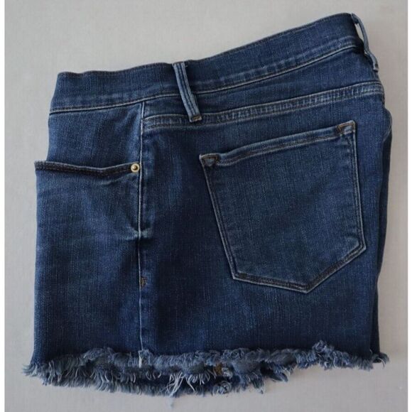 FRAME LC179 Women's Sz 28 Blue Williams Le Cut-Off Denim Shorts - Picture 5 of 8